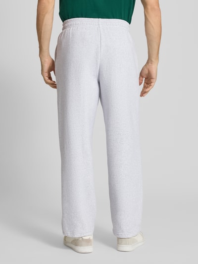 American Vintage Sweatpants met elastische band, model 'BAPTOWN' Lichtgrijs gemêleerd - 5