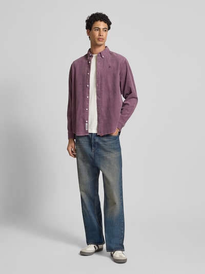 Carhartt Work In Progress Regular Fit Freizeithemd in Cord-Optik Modell 'Madison' Altrosa 1