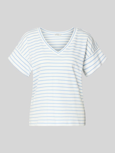 s.Oliver RED LABEL Relaxed Fit T-Shirt aus reiner Baumwolle Hellblau 1