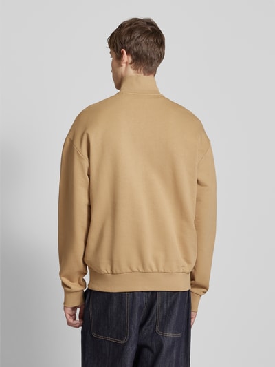 Hugo Blue Sweatshirt met schipperskraag Beige - 5