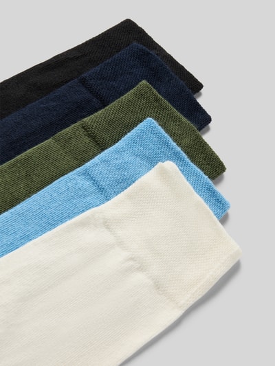 MCNEAL Sokken met ribboorden in een set van 5 stuks Rietgroen - 2