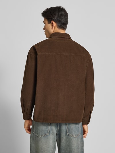 Pegador Vrijetijdsoverhemd met knoopsluiting Donkerbruin - 5