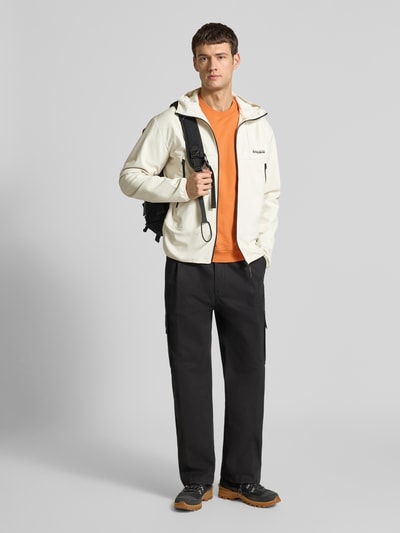 Napapijri Jack met capuchon en ritszakken, model 'BIOIS' Offwhite - 1