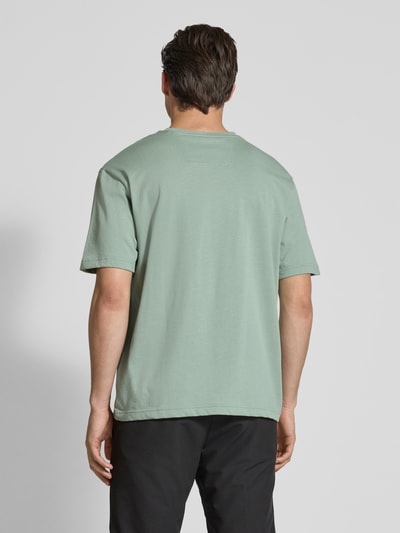 BOSS Green T-Shirt mit Label-Print und Rundhalsausschnitt Mint 5