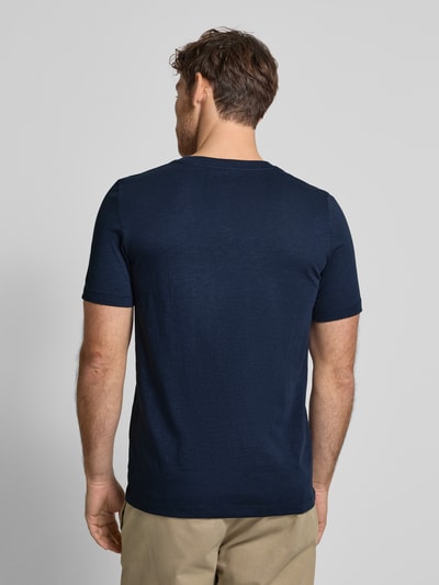 s.Oliver RED LABEL Regular Fit T-Shirt aus reiner Baumwolle Dunkelblau 5