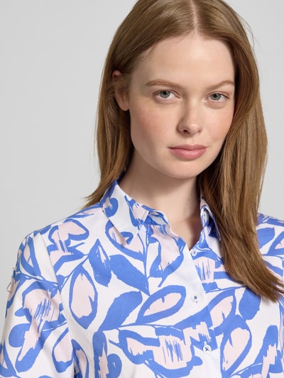 ETERNA Regular Fit Hemdbluse mit 1/2-Arm Blau 3