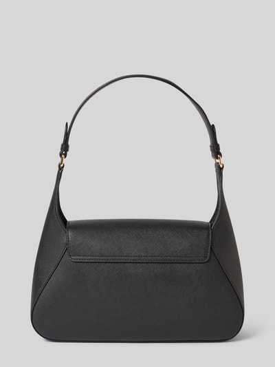 Lauren Ralph Lauren Torebka skórzana z aplikacją z logo model ‘SCHYLAR’ Czarny 4