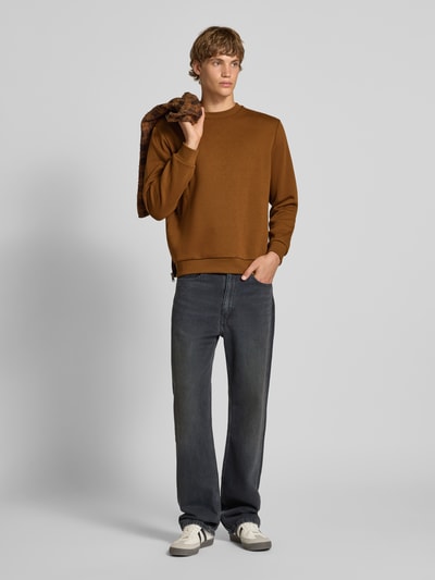 Jack & Jones Bluza z okrągłym dekoltem model ‘BRADLEY’ Koniakowy 1