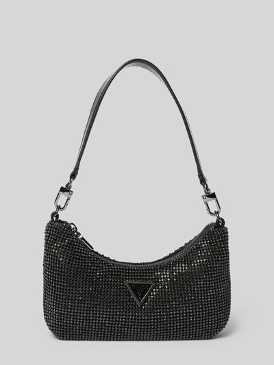 Guess Handtas met strass-steentjes, model 'ZALINA MINI' Zwart - 2