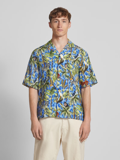 REVIEW Koszula casualowa z listwą guzikową Jasnoniebieski 4