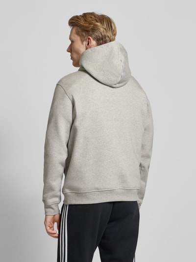 adidas Originals Hoodie aus reiner Baumwolle mit Tunnelzug Hellgrau 5