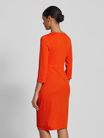 Lauren Ralph Lauren Knielanges Kleid mit Raffungen Modell 'TRISSA' Orange 5