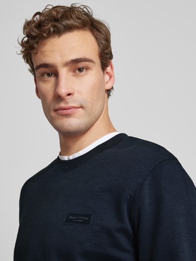 Marc O'Polo Regular Fit Sweatshirt aus Bio-Baumwolle Marine 3