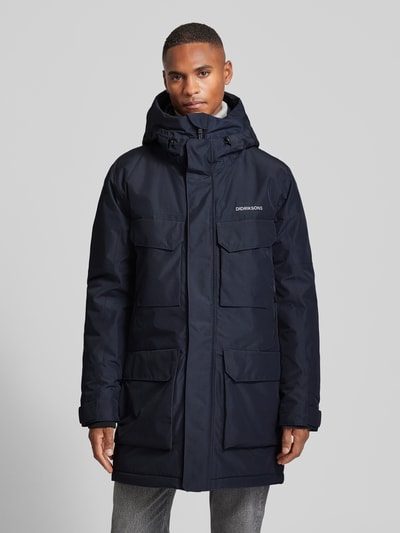 Didriksons Parka mit Pattentaschen Modell 'DREW' Blau 4