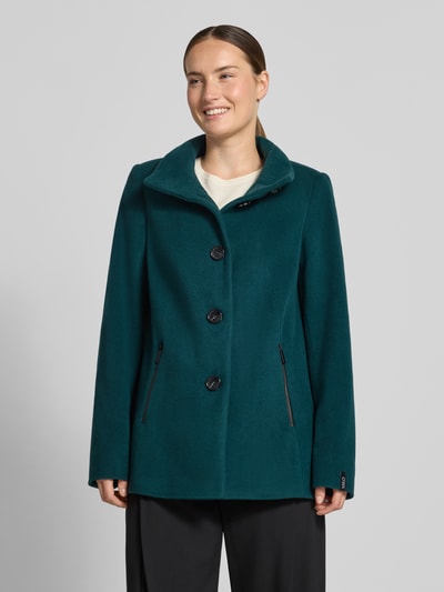 Milo Coats Jacke aus Schurwoll-Mix mit Kaschmir-Anteil Modell 'Janna' Dunkelgruen 4