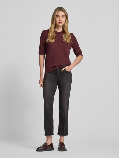 Raffaello Rossi Regular Fit Jeans mit 5-Pocket-Design Modell 'Vic 6/8' Anthrazit 1