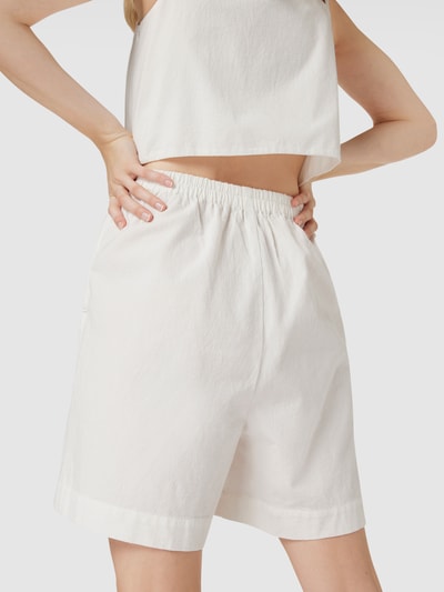 Marc O'Polo Denim Playsuit mit Cut Out Weiß 3
