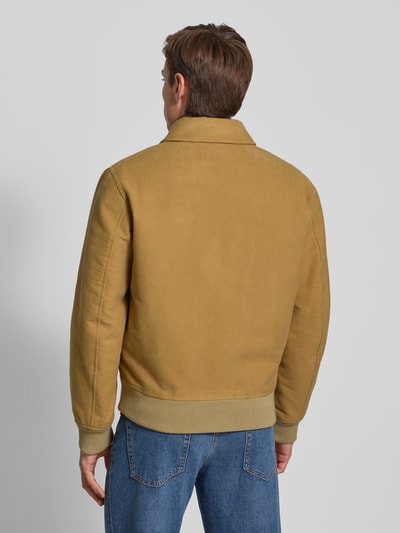 Lacoste Bomberka o kroju regular fit z czystej bawełny Beżowy 5