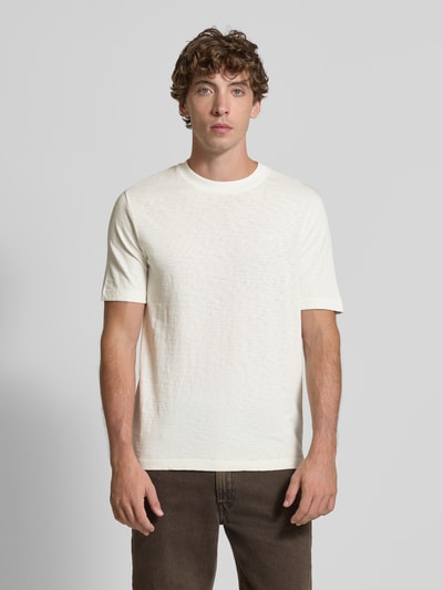 Marc O'Polo DENIM Regular Fit T-Shirt aus reiner Baumwolle Offwhite 4