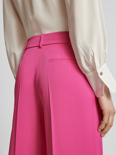 Christian Berg Woman Selection Bundfaltenhose mit Haken- und Reißverschluss Pink 3