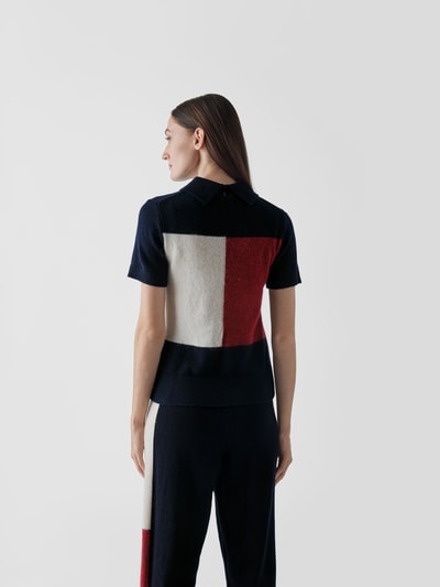 Tommy Hilfiger Poloshirt mit Brand-Detail Dunkelblau 5