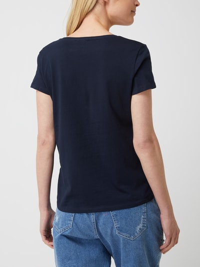 Tom Tailor Denim T-Shirt mit V-Ausschnitt  Marine 5