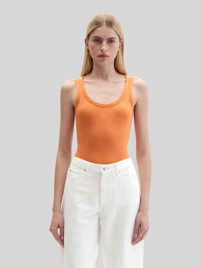 Marc O'Polo Top o kroju regular fit z mieszanki bawełny Pomarańczowy 4