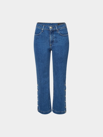 Rag & Bone/JEAN Flared Jeans Blau 1