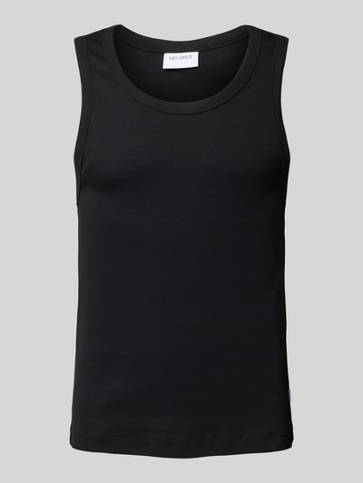 Les Deux Tanktop in Ripp-Optik Modell 'Arthur' Black 1