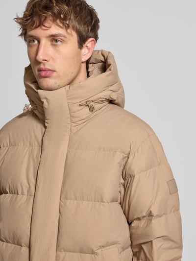 Tommy Jeans Kurtka pikowana o kroju regular fit z kapturem Beżowy 3