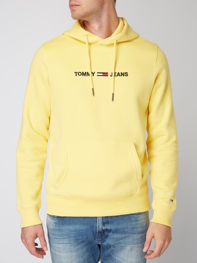 Tommy Jeans Hoodie mit Logo-Stickerei Gelb 4