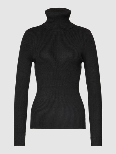 NA-KD Strickpullover mit Rollkragen Black 2