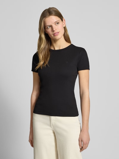G-Star RAW Slim Fit T-Shirt mit Logo-Stitching Black 4
