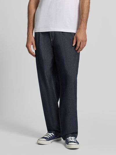 Jake*s Studio Men Loose Fit Jeans aus reiner Baumwolle Dunkelblau 4