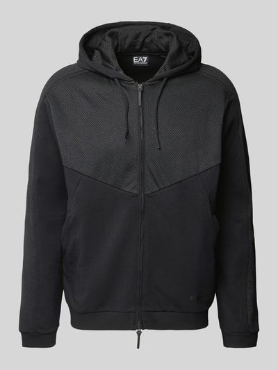 EA7 Emporio Armani Sweatjack met capuchon Zwart - 2