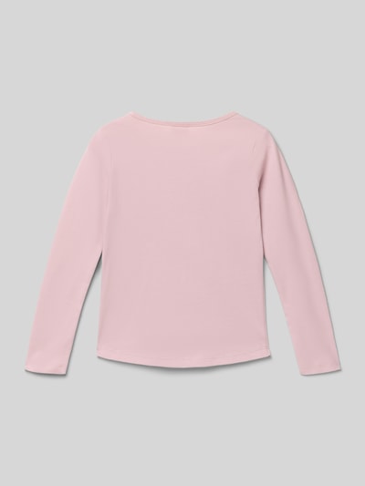 s.Oliver RED LABEL Bluzka z długim rękawem o kroju regular fit z mieszanki dżerseju i bawełny Jasnoróżowy 3