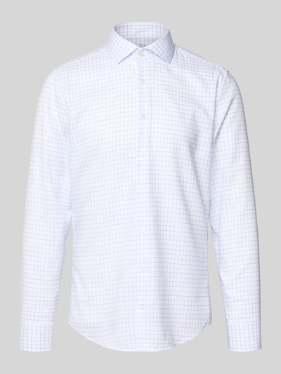 SEIDENSTICKER Slim fit zakelijk overhemd met kentkraag Koningsblauw - 2