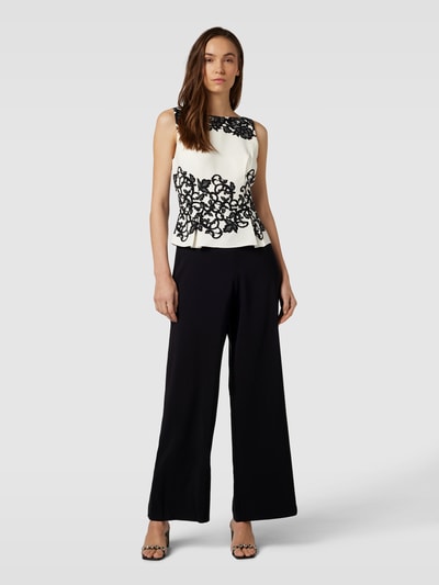 Adrianna Papell Jumpsuit mit Motiv-Print Black 4