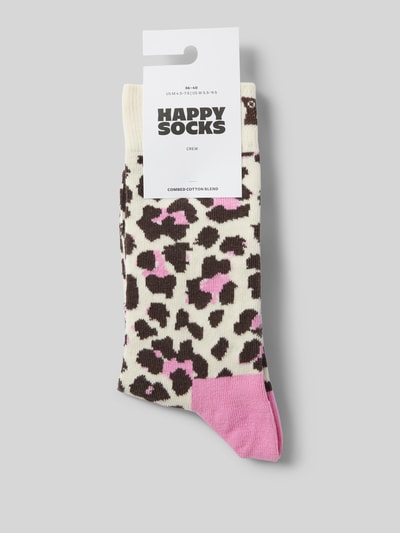 Happy Socks Socken mit Label-Details Modell Weiss 3