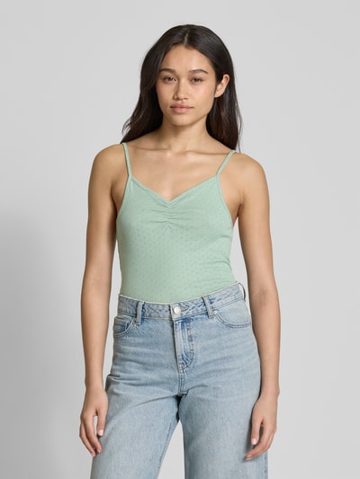 Only Slim Fit Trägertop aus reiner Baumwolle Modell 'CARLOTTA' Mint 4