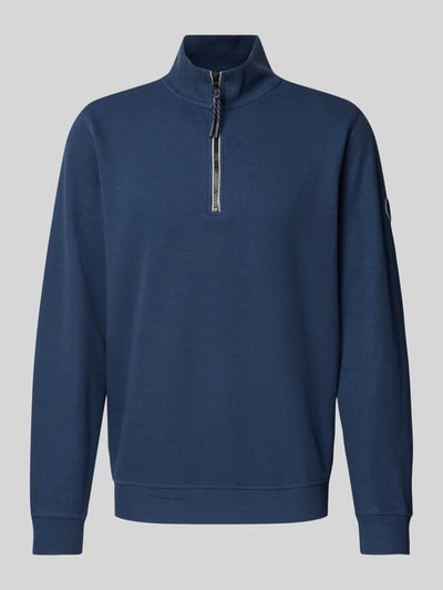 Lerros Sweatshirt met opstaande kraag, model 'SELANIK' Blauw - 2