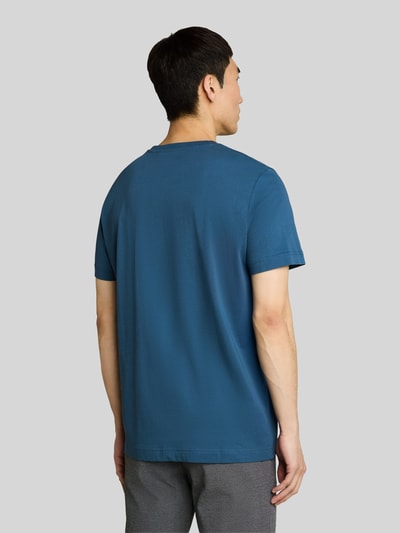 Tom Tailor męski t-shirt o kroju regular fit z czystej bawełny Petrol 5
