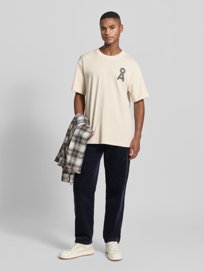 Armedangels Oversized T-Shirt aus Bio-Baumwolle Modell 'AADRU' Offwhite 1