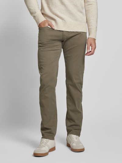 Pierre Cardin Tapered Fit Chino im 5-Pocket-Design Modell 'Lyon' Gruen 4