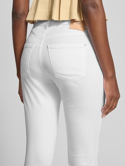 MAC Hose mit Lochstickerei Modell 'KICK' Weiss 3