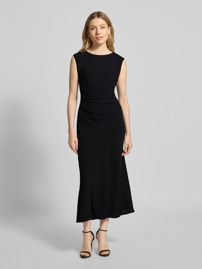 MANGO Midikleid mit Rundhalsausschnitt Modell 'EDGAR' Black 4