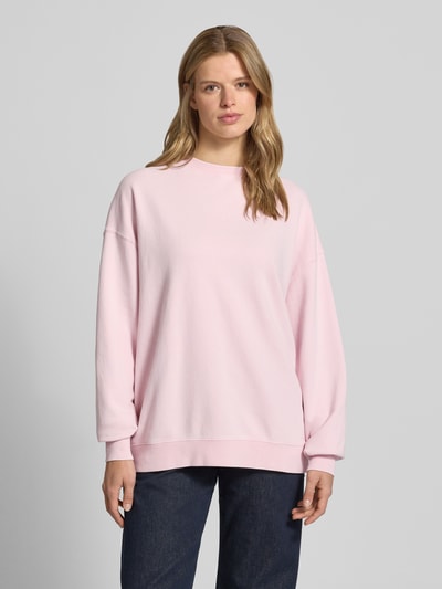 OH APRIL Oversized Sweatshirt mit rückseitigem Statement-Print Rosa 4