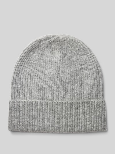 ICHI Beanie met structuurmotief, model 'IAIVO' Lichtgrijs - 1