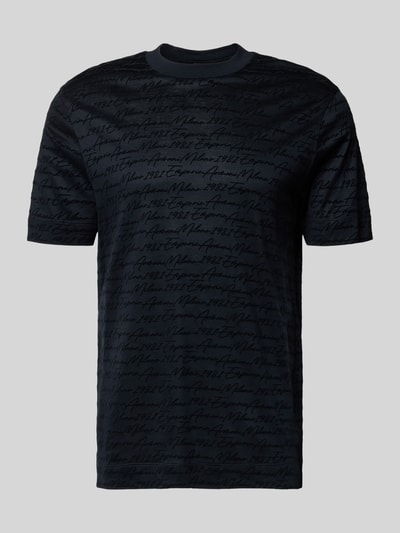 Emporio Armani T-Shirt mit Rundhalsausschnitt Marine 2