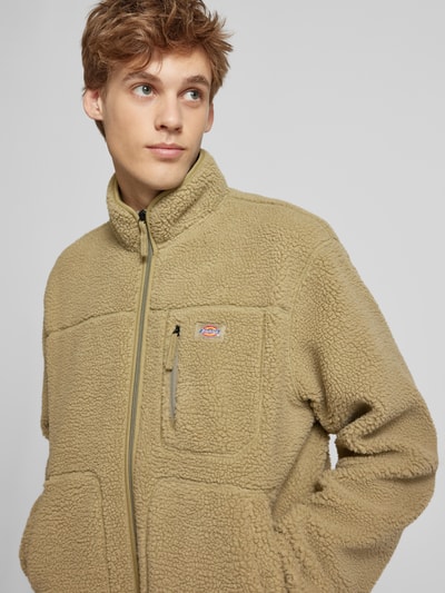 Dickies Sweatjacke mit Label-Detail Modell 'MOUNT HOPE' Khaki 3